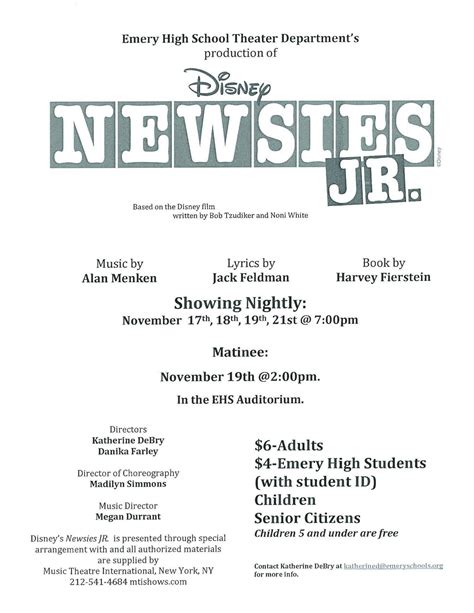 Disney&39;s Newsies JR. . Newsies script jr